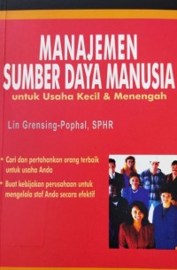 MANAJEMEN SUMBER DAYA MANUSIA UNTUK USAHA KECIL DAN MENENGAH