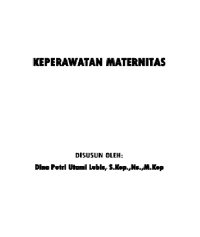 KEPERAWATAN MATERNITAS