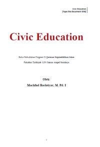 CIVIC EDUCATION